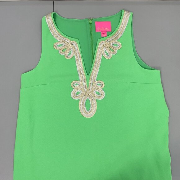 Lilly Pulitzer Dress Cherlyn Soft Shift Preppy Resortwear Beach Cruise Green 6 - Picture 2 of 10